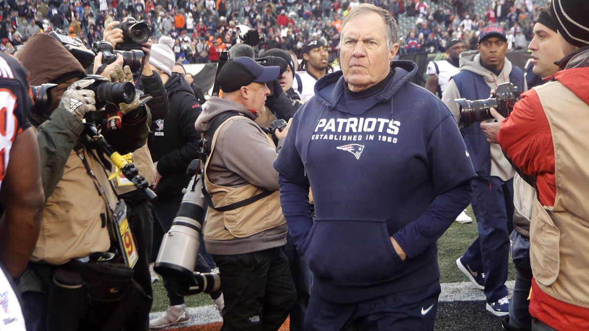 New England Patriots head coach Bill Belichick
