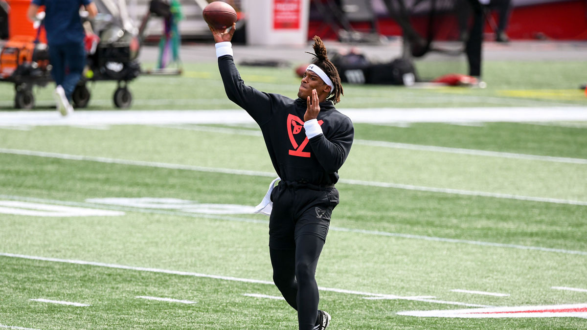New England Patriots quarterback Cam Newton