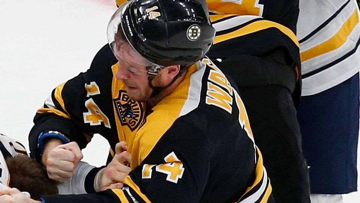 Boston Bruins right wing Chris Wagner