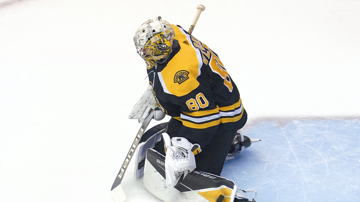 Boston Bruins Goalie Dan Vladar
