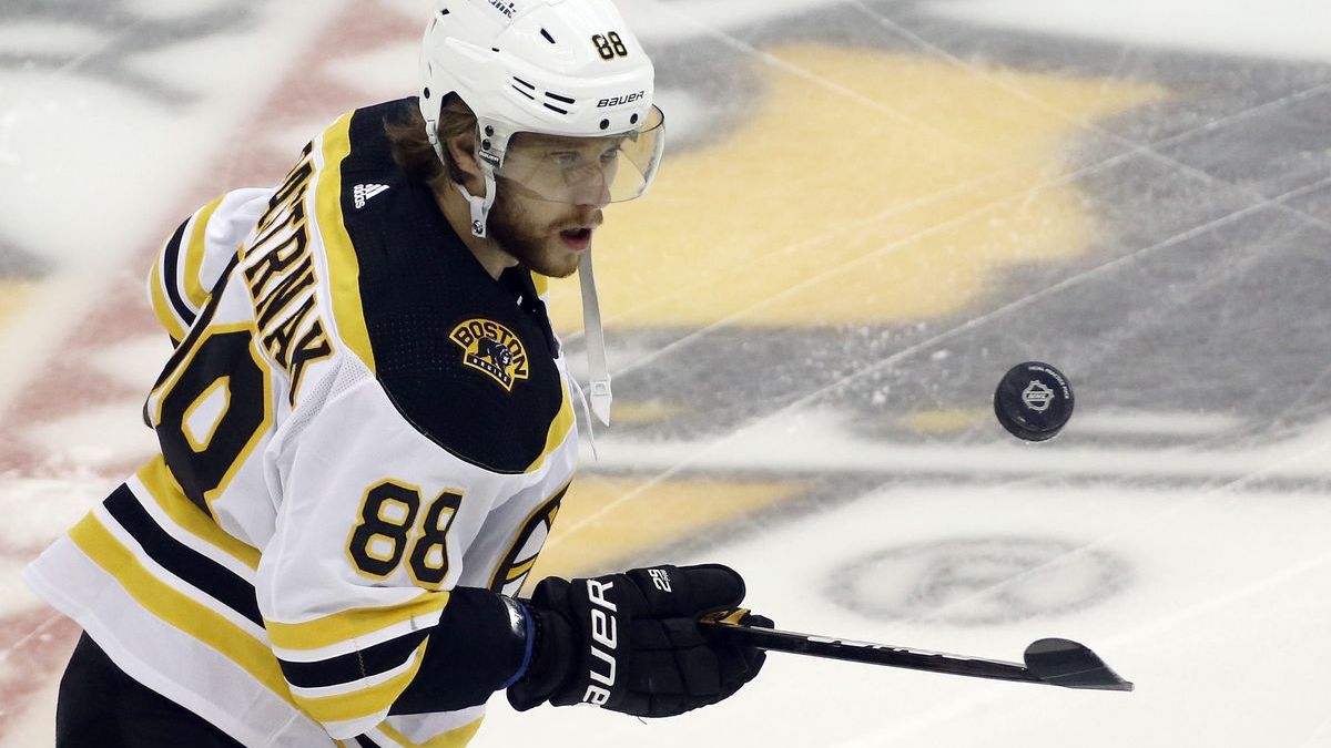 Boston Bruins right wing David Pastrnak