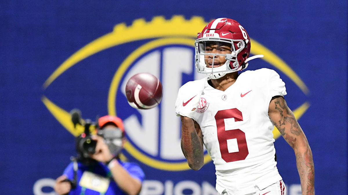 Alabama wide receiver DeVonta Smith