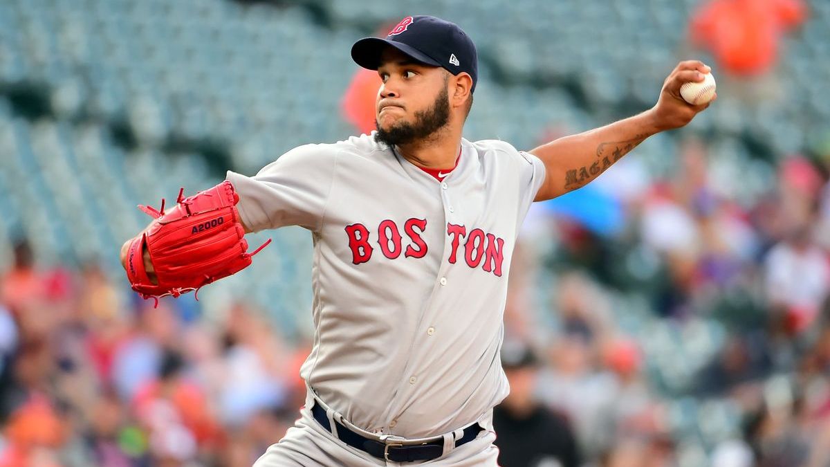 Boston Red Sox pitcher Eduardo Rodriguez