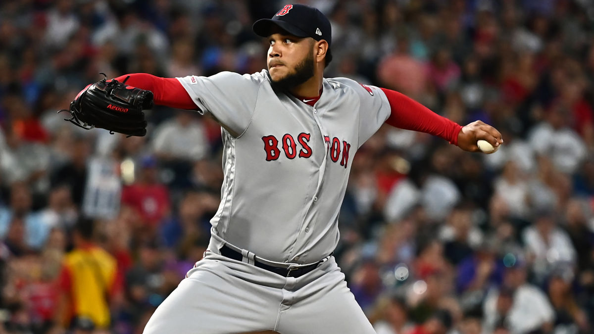 Boston Red Sox pitcher Eduardo Rodriguez