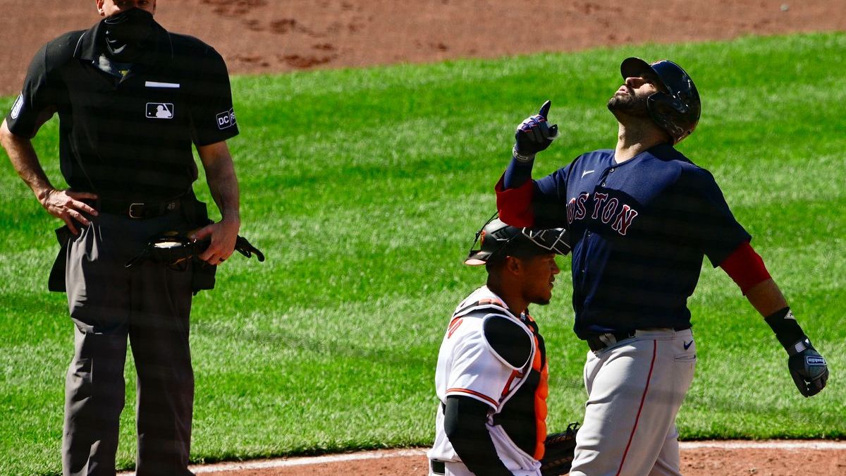 Boston Red Sox designated hitter J.D. Martinez