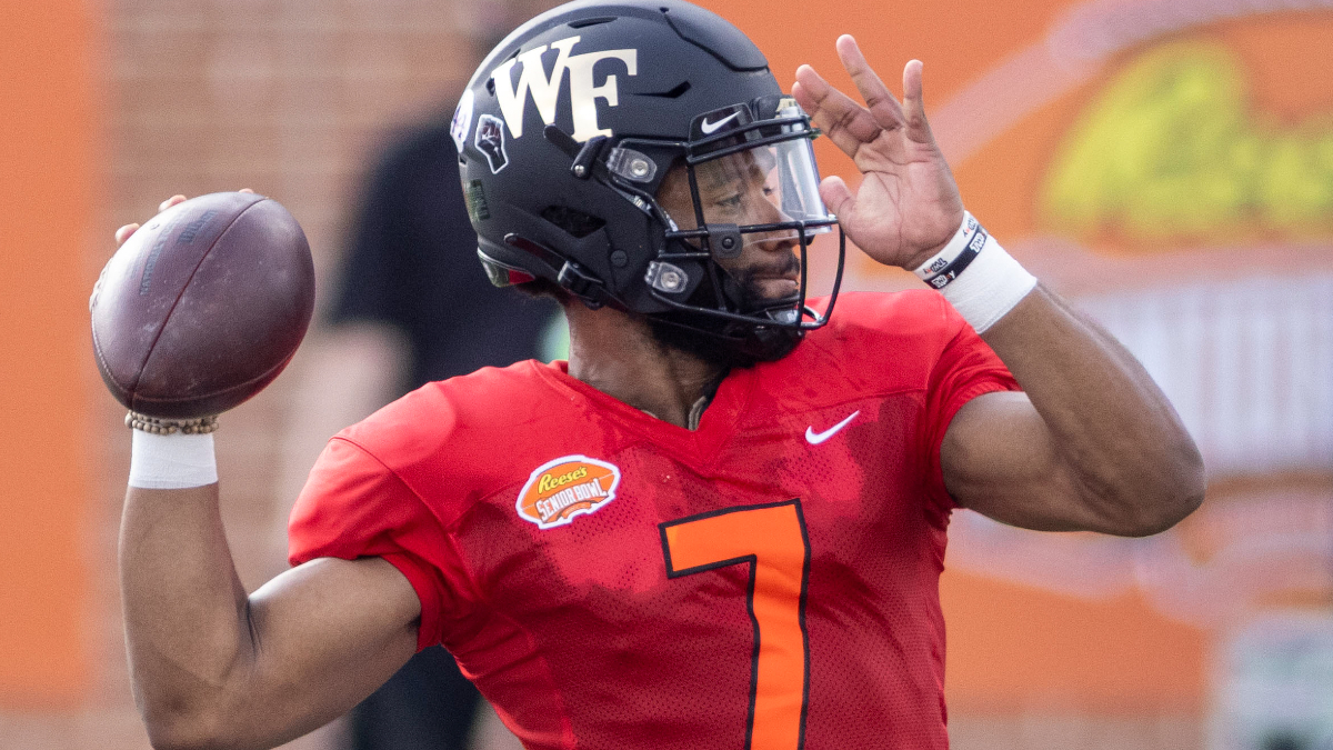 American quarterback Jamie Newman