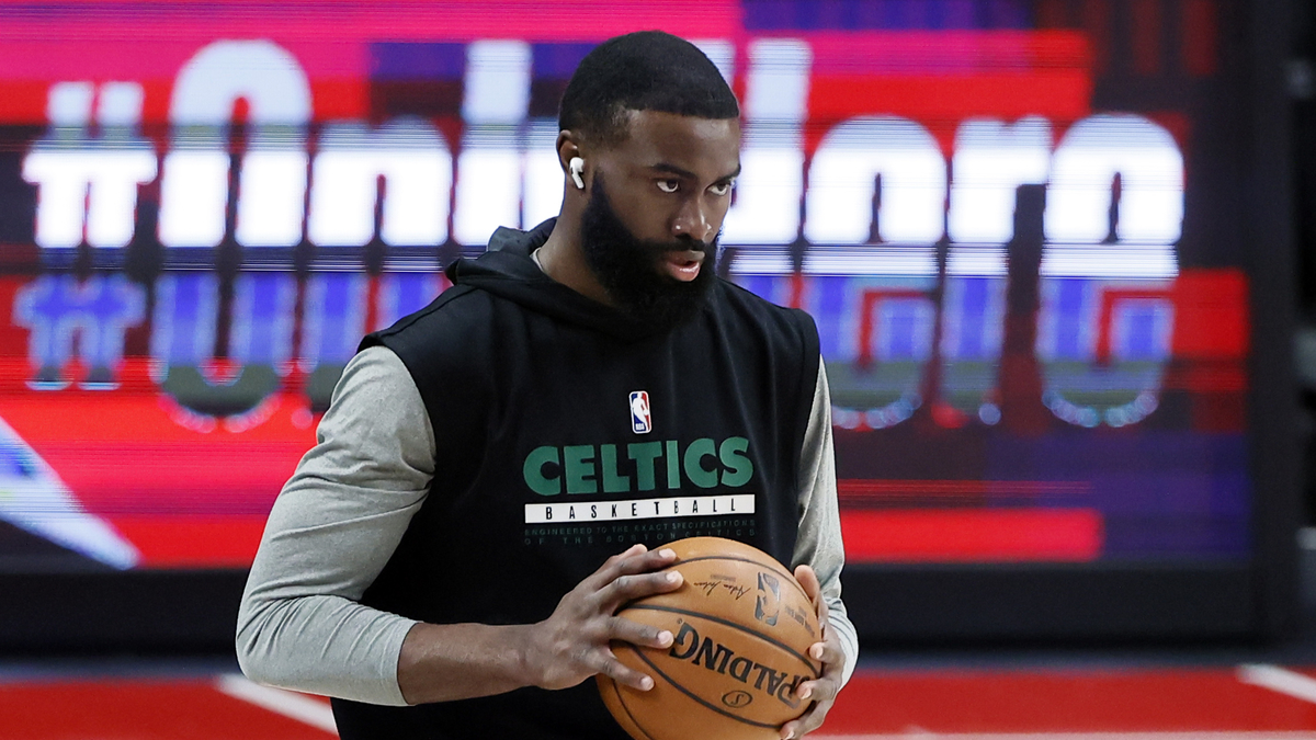 Boston Celtics forward Jaylen Brown