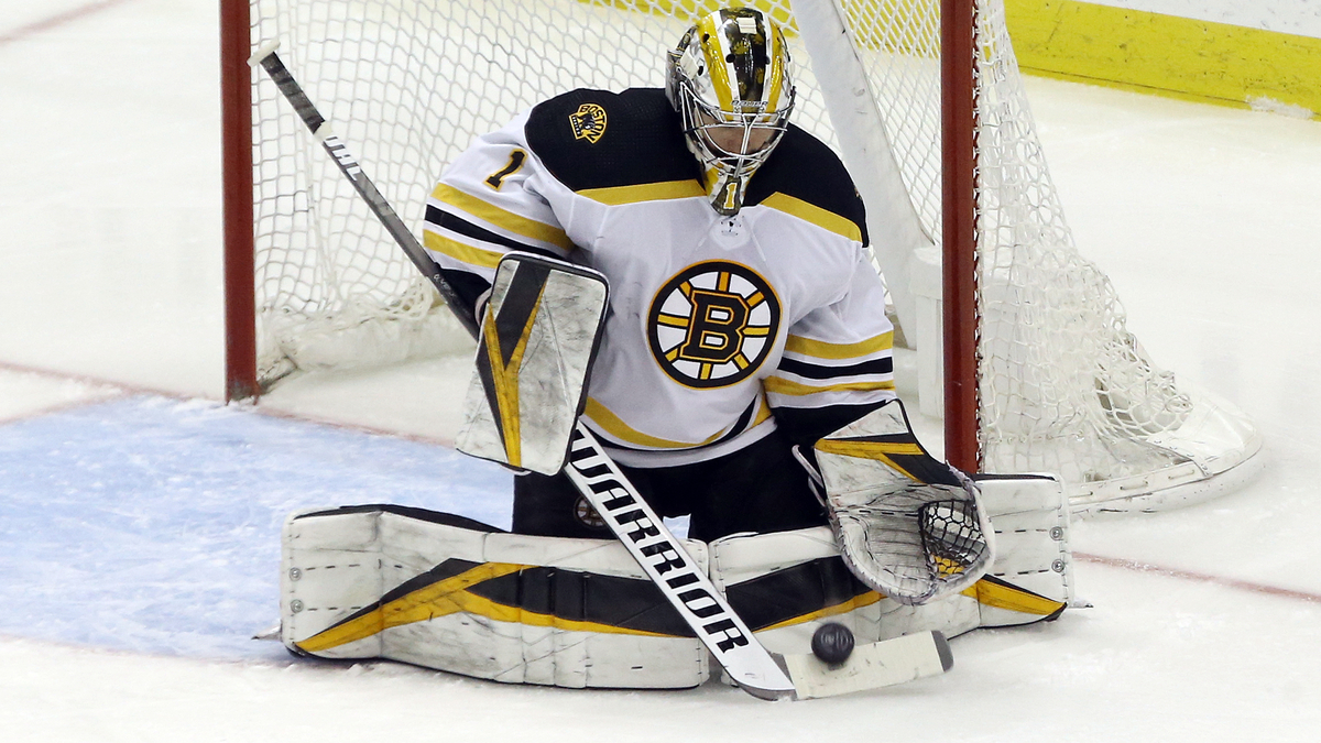 Boston Bruins Goalie Jeremy Swayman