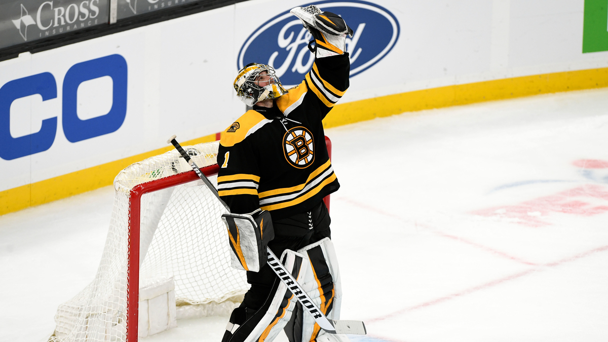 Boston Bruins Goalie Jeremy Swayman