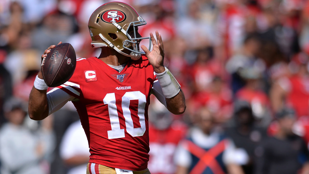 San Francisco 49ers quarterback Jimmy Garoppolo