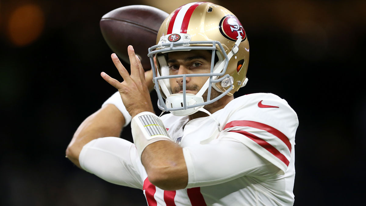 San Francisco 49ers quarterback Jimmy Garoppolo