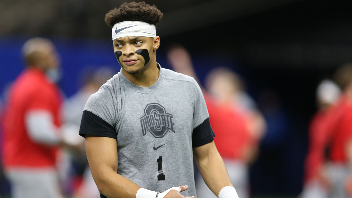NFL draft prospect Justin Fields