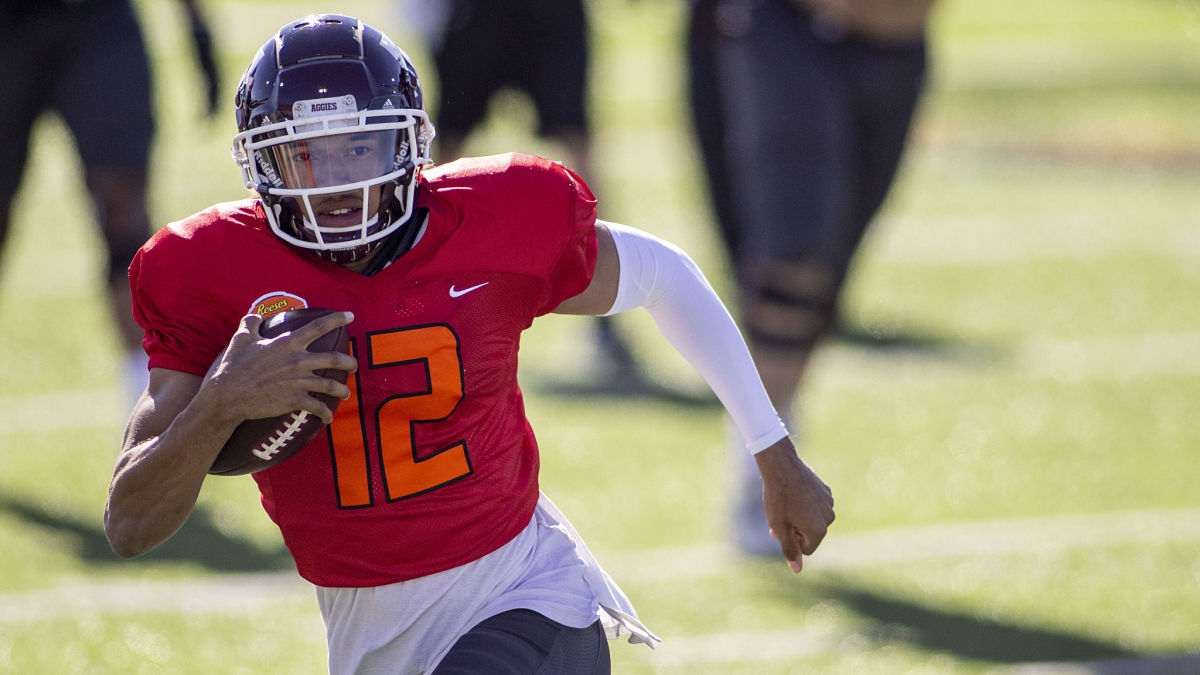 Texas A&M quarterback Kellen Mond