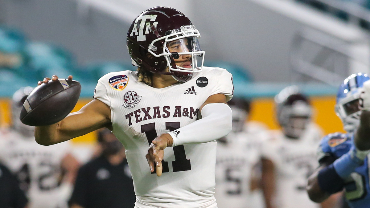 Texas A&M quarterback Kellen Mond