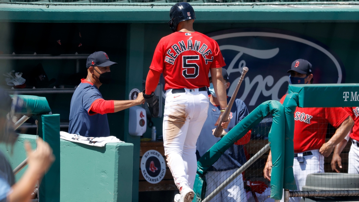 Boston Red Sox center fielder Kiké Hernández