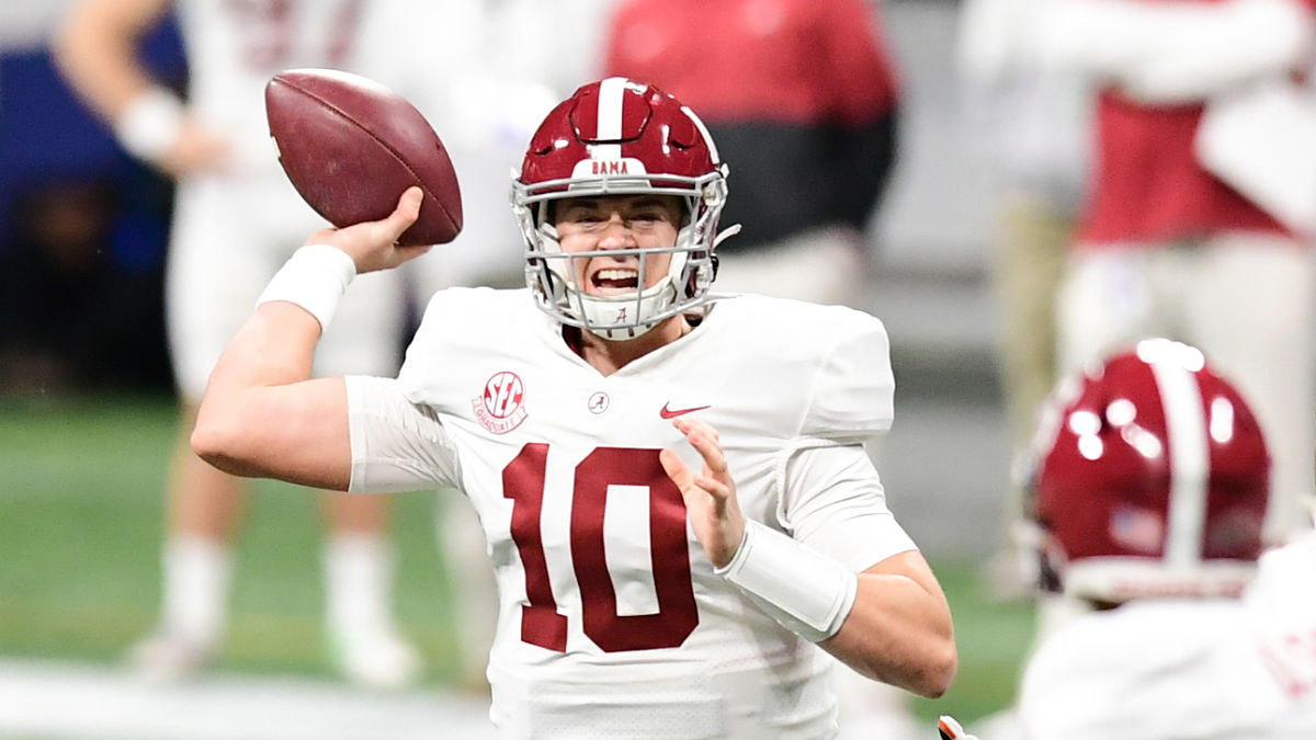 Alabama quarterback Mac Jones