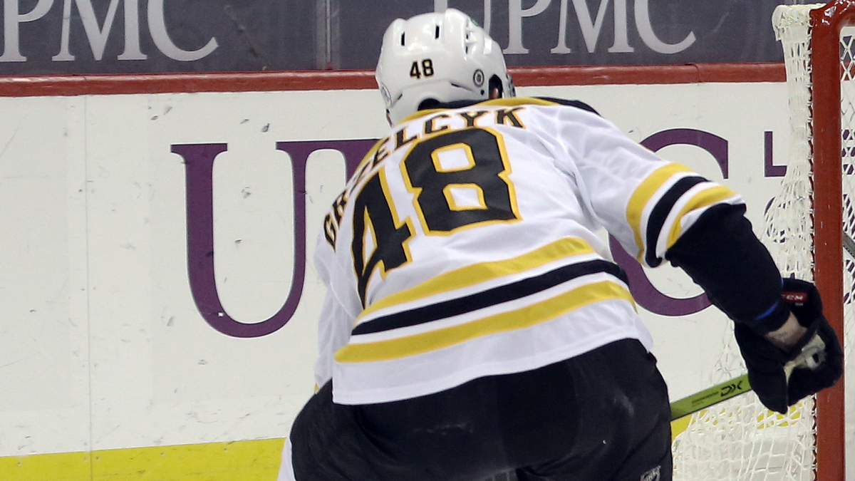 Boston Bruins defenseman Matt Grzelcyk