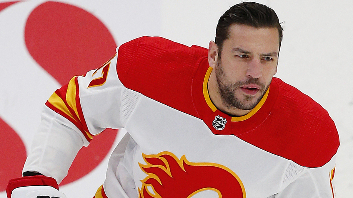 Calgary Flames winger Milan Lucic