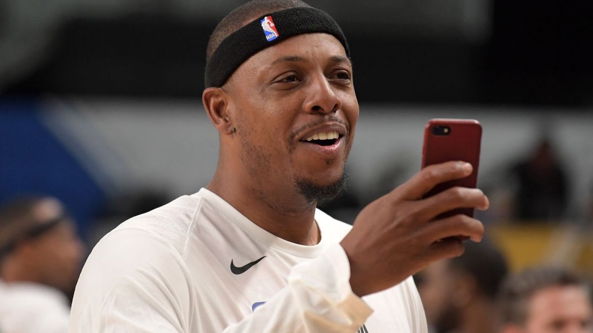 Retired NBA player Paul Pierce