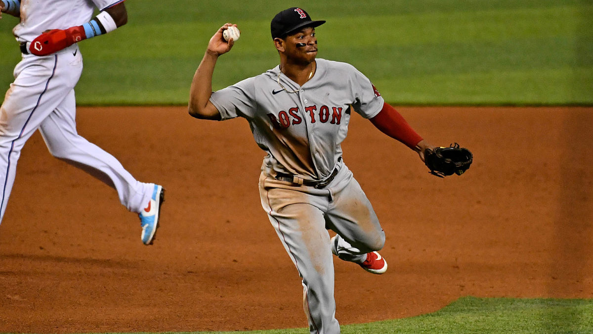 Boston Red Sox third baseman Rafael Devers