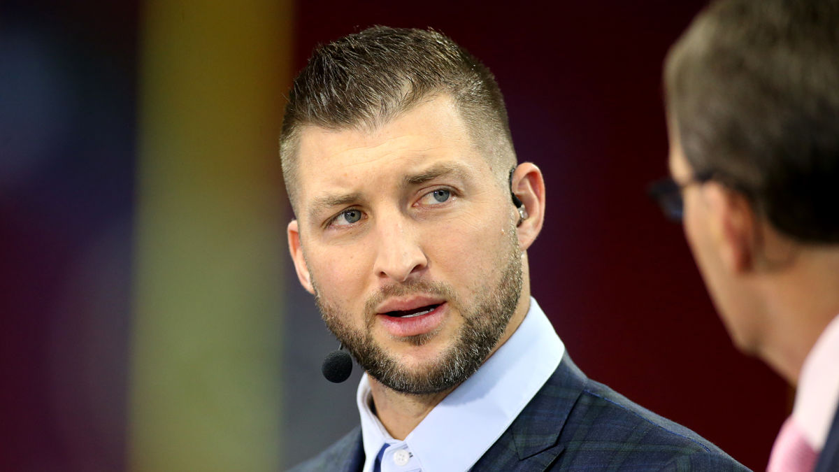 Former NFL quarterback Tim Tebow