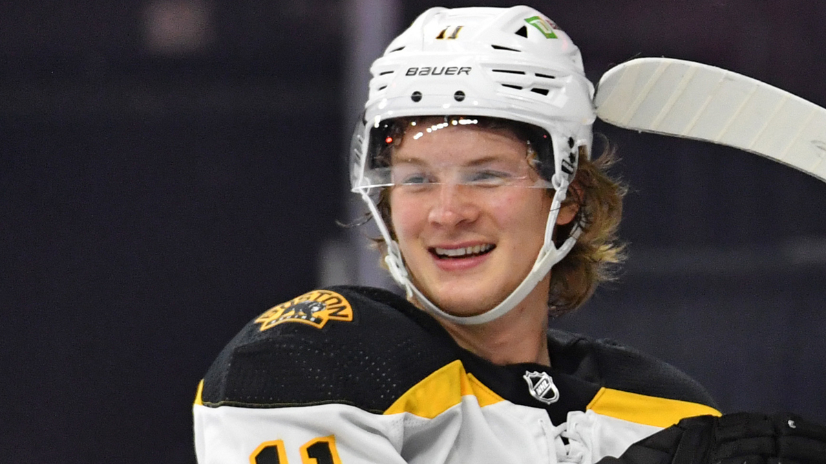 Boston Bruins forward Trent Frederic
