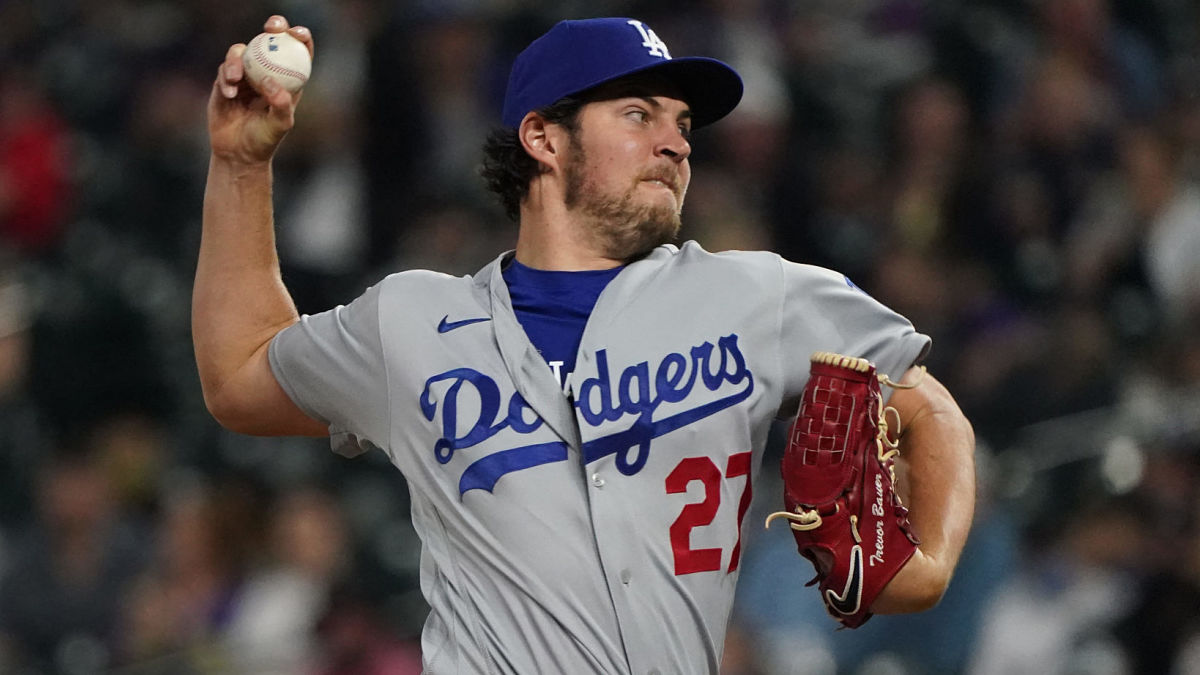Los Angeles Dodgers pitcher Trevor Bauer