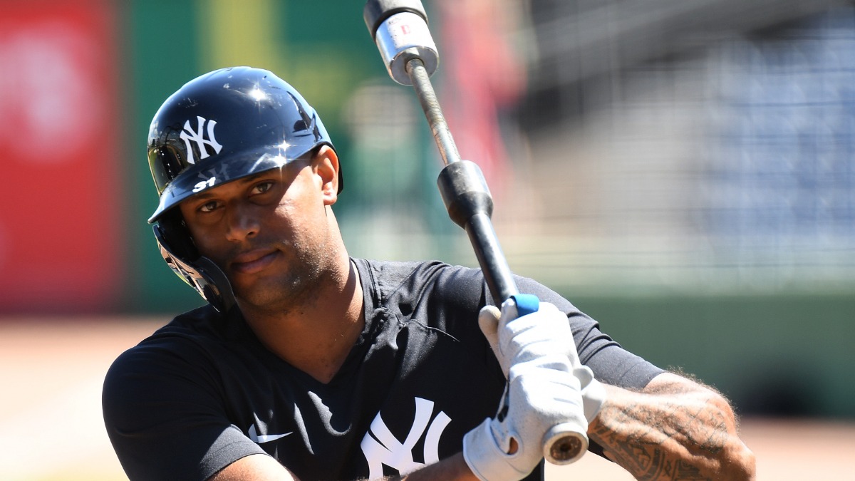 New York Yankees outfielder Aaron Hicks