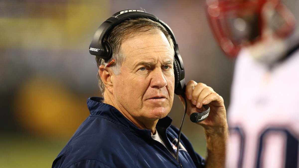 New England Patriots head coach Bill Belichick