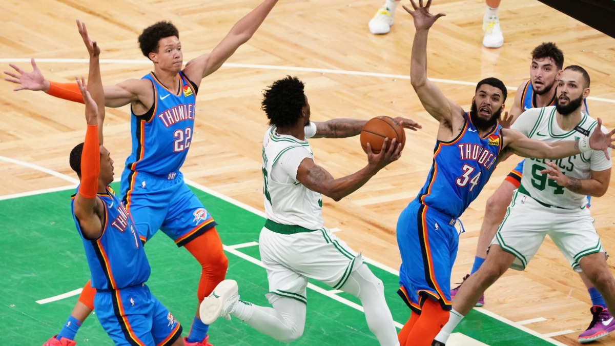 Boston Celtics guard Marcus Smart