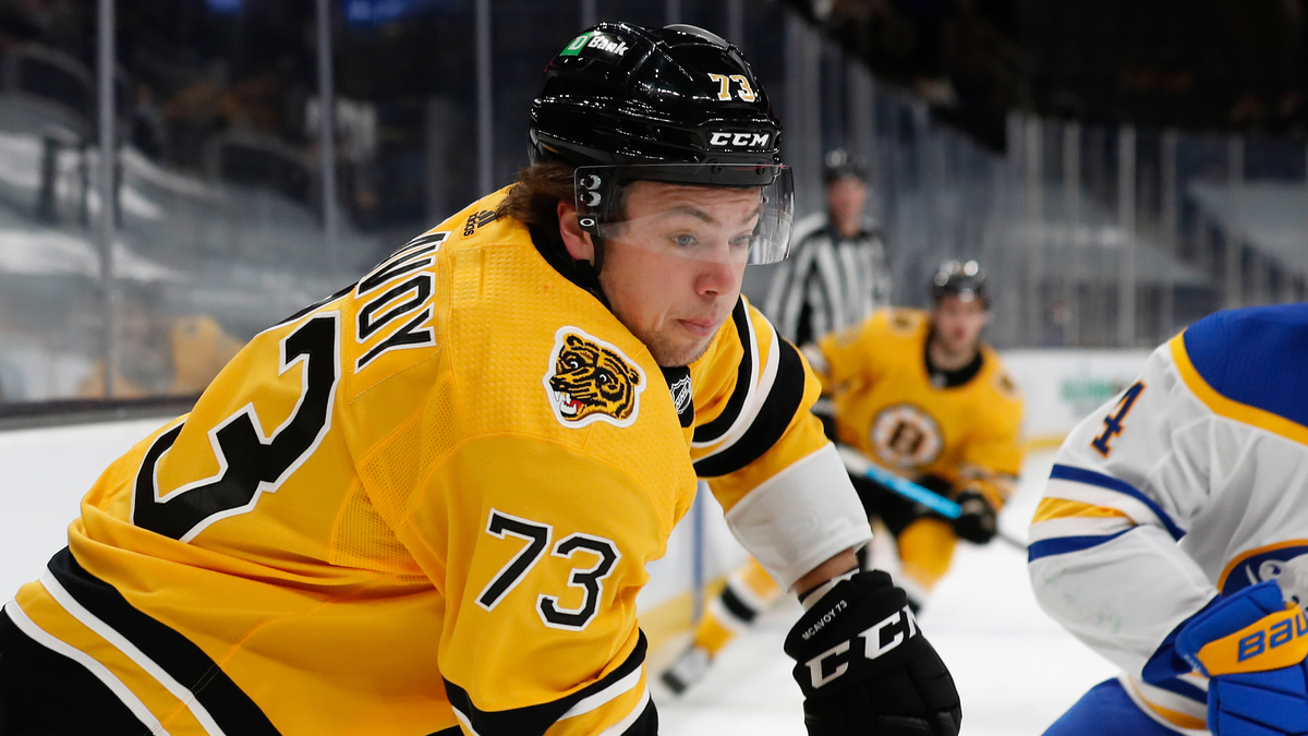 Boston Bruins defenseman Charlie McAvoy