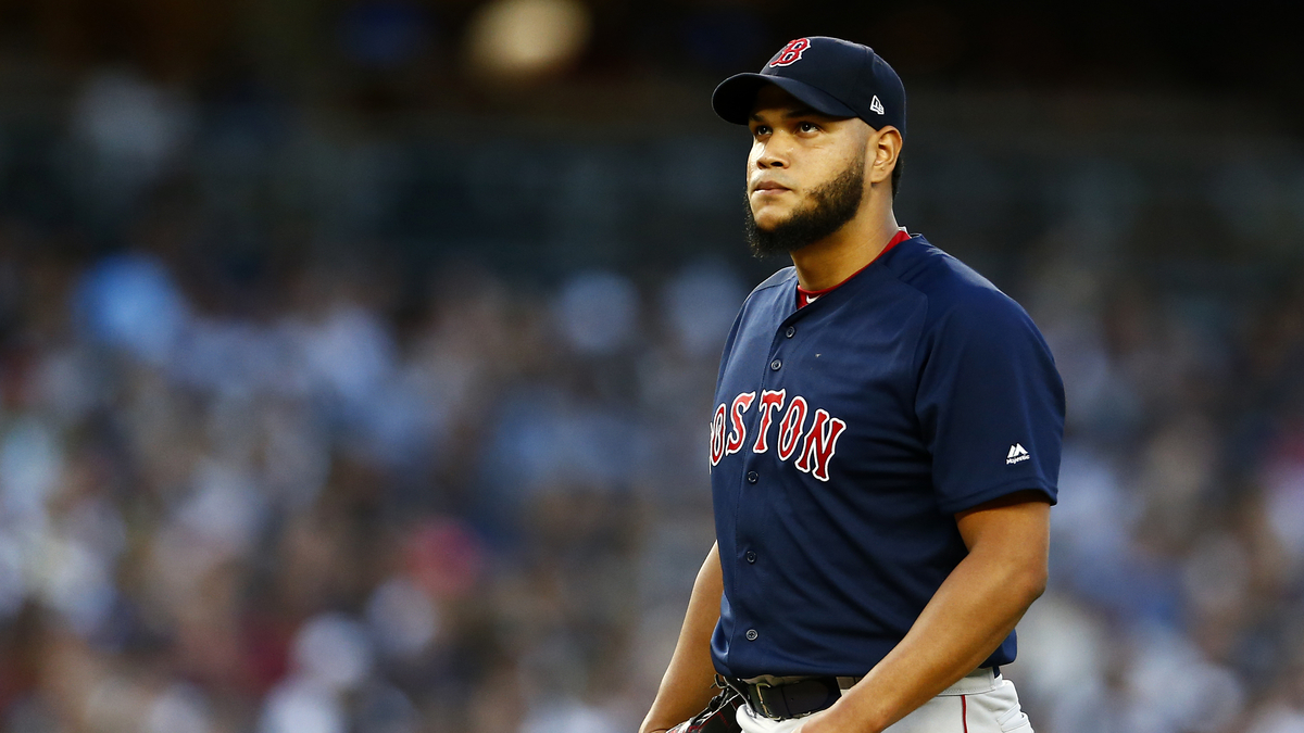 Boston Red Sox pitcher Eduardo Rodriguez