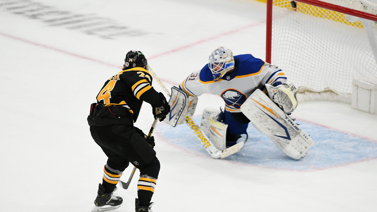 Boston Bruins left wing Jake DeBrusk