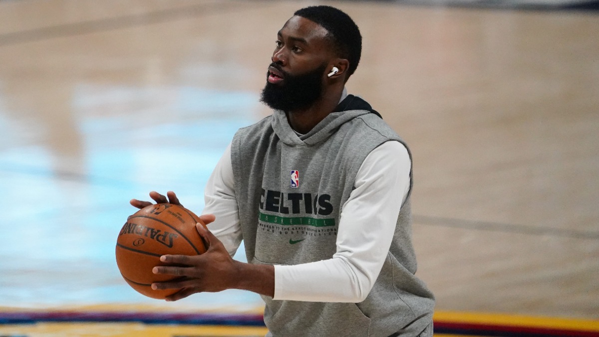 Boston Celtics guard Jaylen Brown