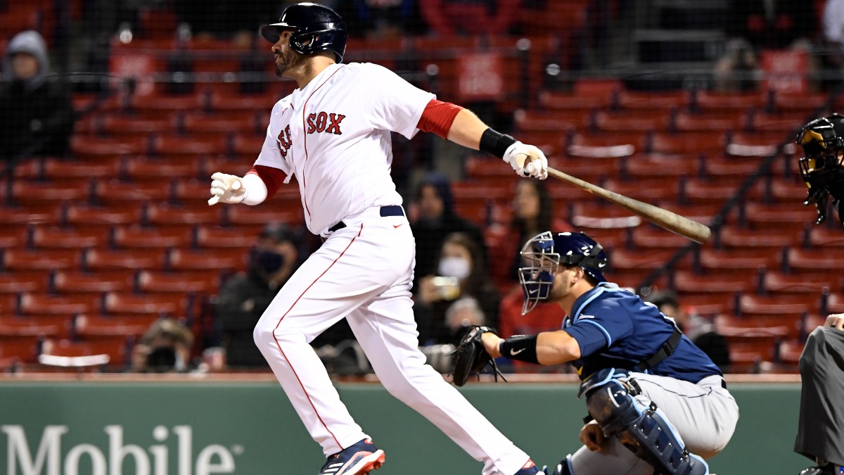 Boston Red Sox designated hitter J.D. Martinez