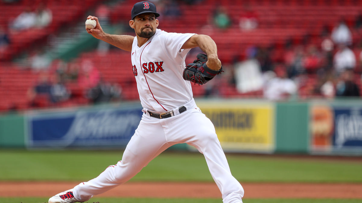 Boston Red Sox pitcher Nathan Eovaldi