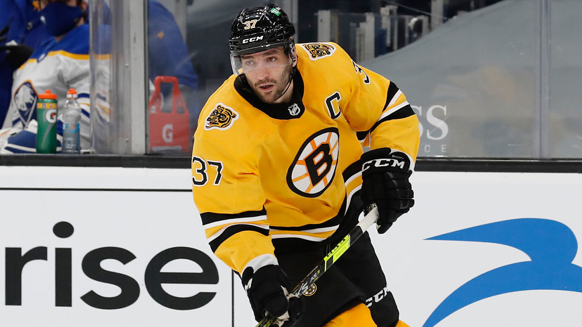 Boston Bruins center Patrice Bergeron