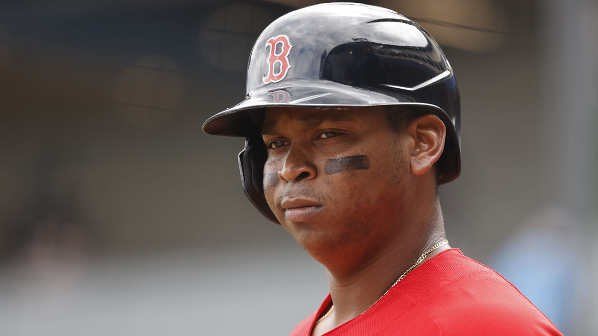 Boston Red Sox pitcher Rafael Devers