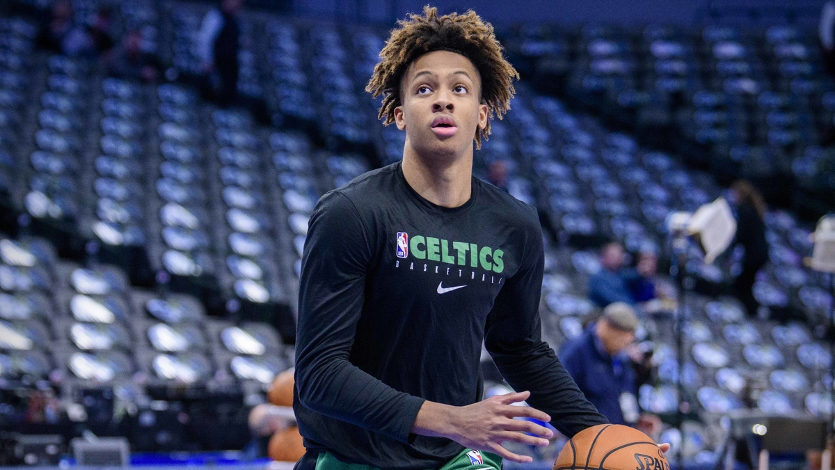 Boston Celtics guard Romeo Langford