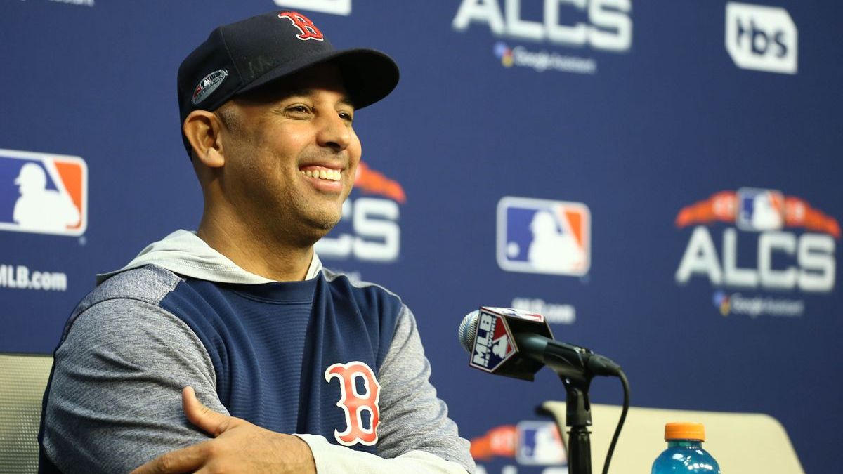 Boston Red Sox manager Alex Cora