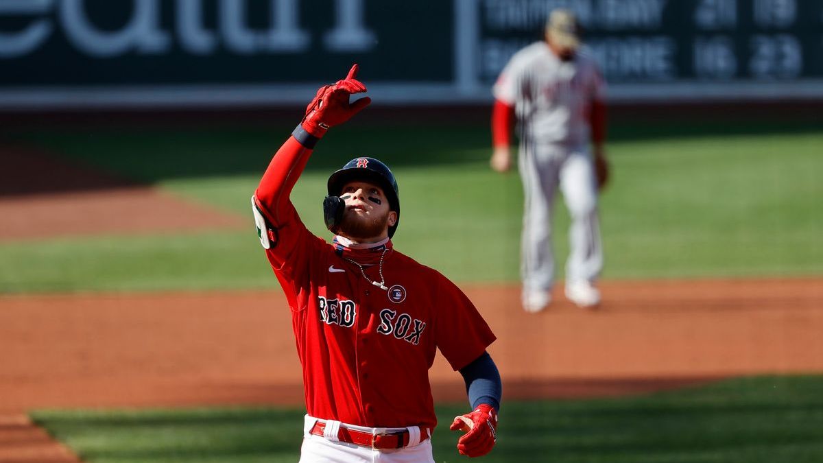 Boston Red Sox outfielder Alex Verdugo