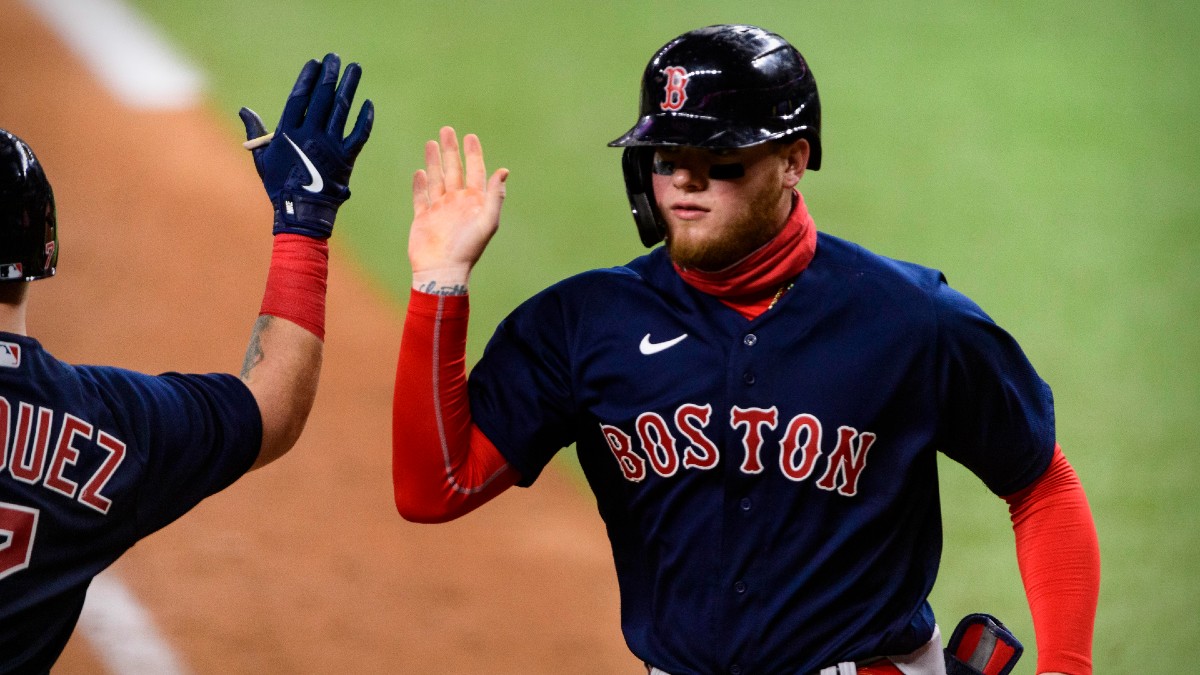 Boston Red Sox outfielder Alex Verdugo