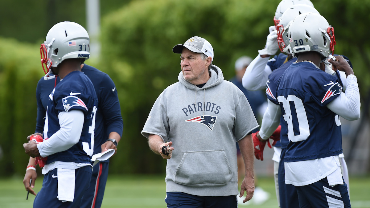 Patriots head coach Bill Belichick