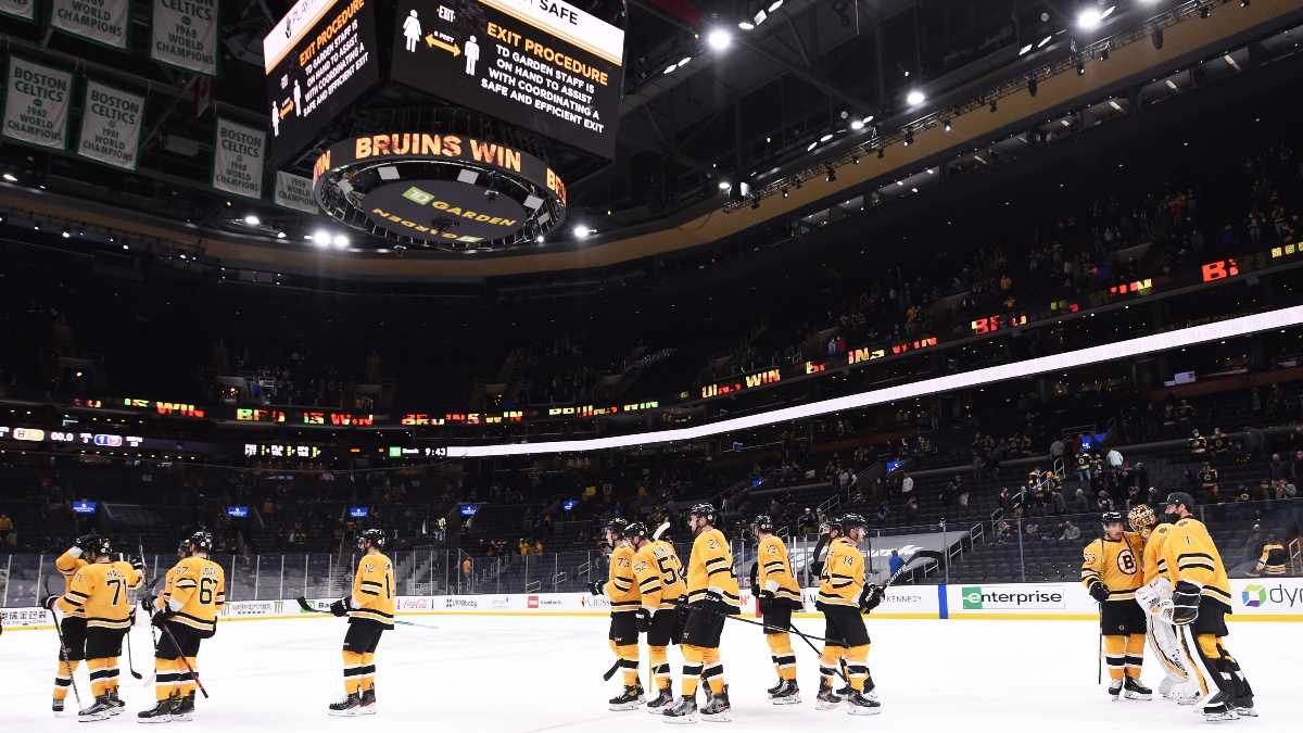 Members of the Boston Bruins