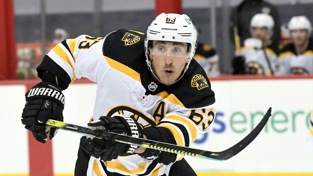 Boston Bruins left winger Brad Marchand