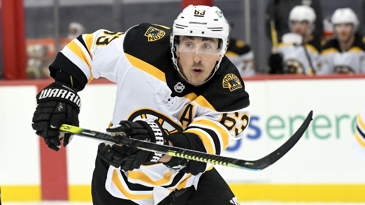 Boston Bruins left wing Brad Marchand