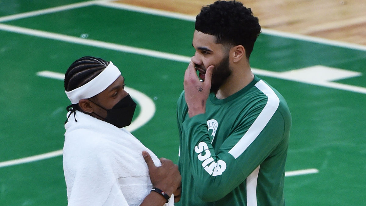 Washington Wizards guard Bradley Beal and Boston Celtics forward Jayson Tatum