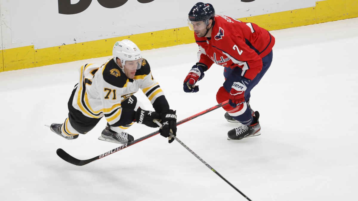 Boston Bruins winger Taylor Hall, Washington Capitals defenseman Justin Schultz