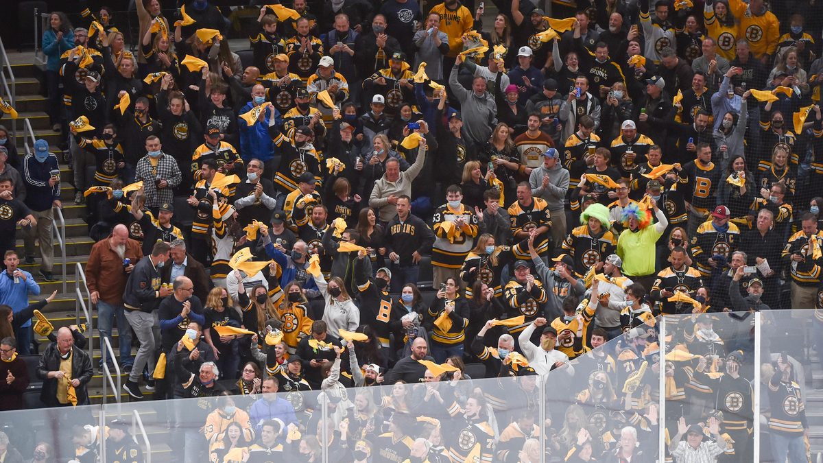Bruins Fans At TD Garden