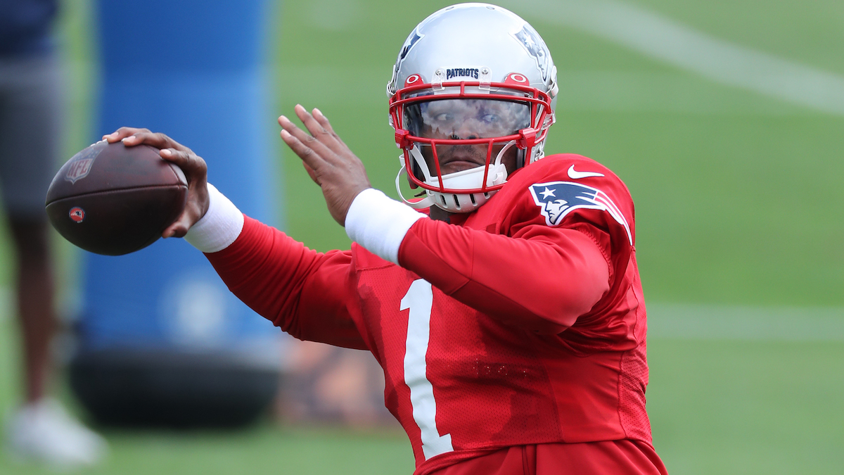 Patriots quarterback Cam Newton